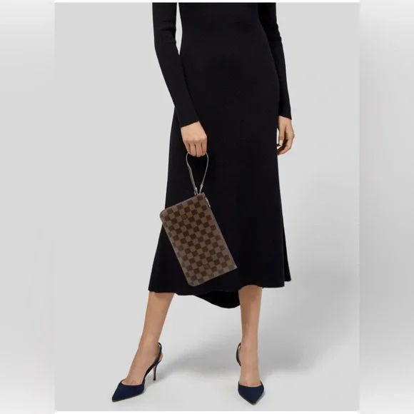 Louis Vuitton Damier Neverfull POUCH ONLY - Picture 12 of 13